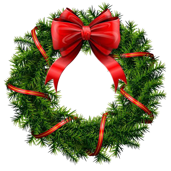 Download PNG image - Christmas Wreath PNG File 