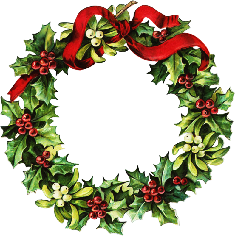 Download PNG image - Christmas Wreath PNG Pic 