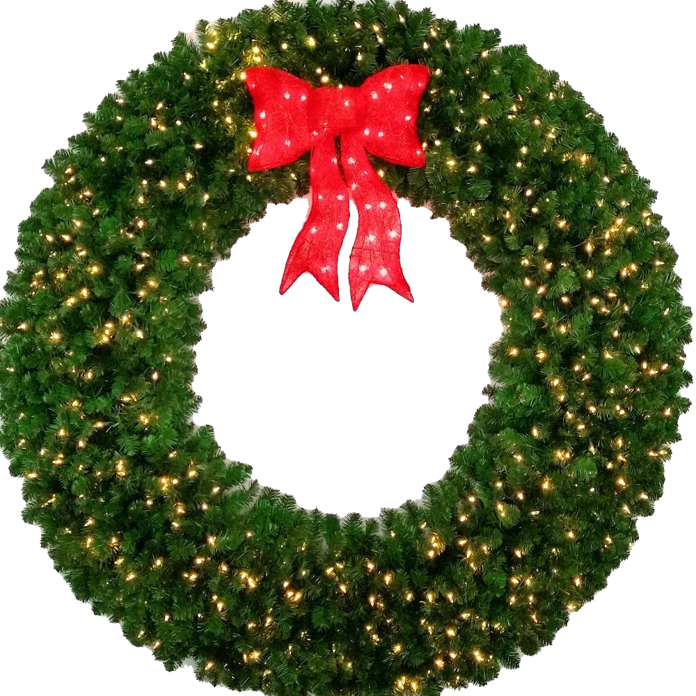 Download PNG image - Christmas Wreath Transparent PNG 