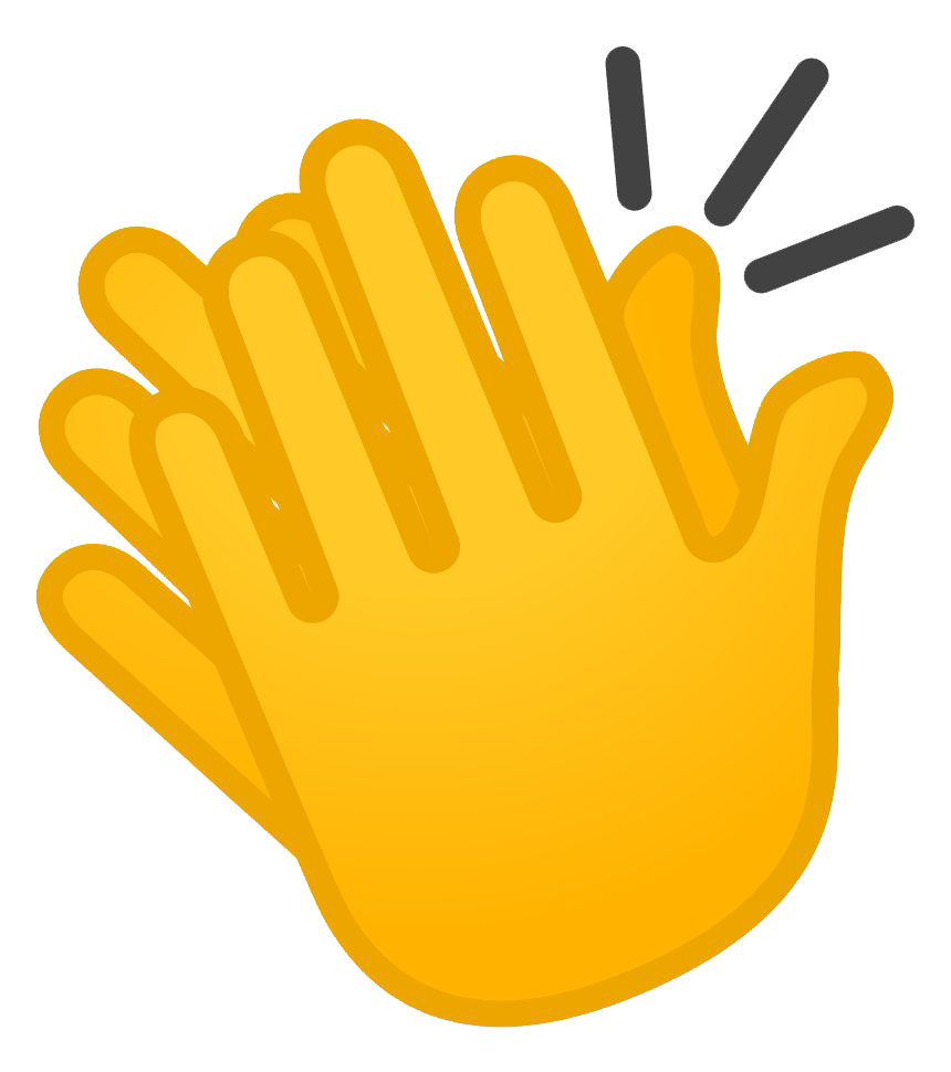Download PNG image - Clapping Hands PNG Background Image 