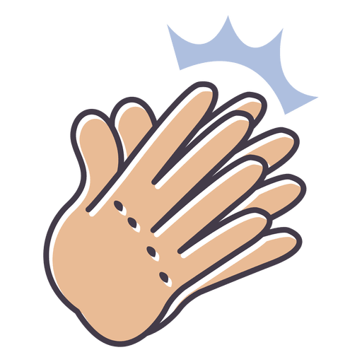 Download PNG image - Clapping Hands Transparent Background 