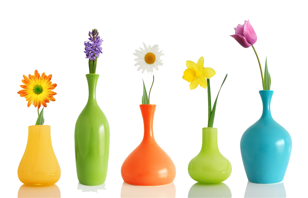 Download PNG image - Classical Flower Vase Transparent PNG 