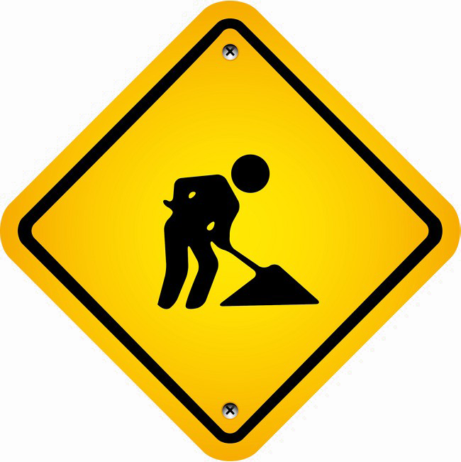 Download PNG image - Construction Sign PNG File 