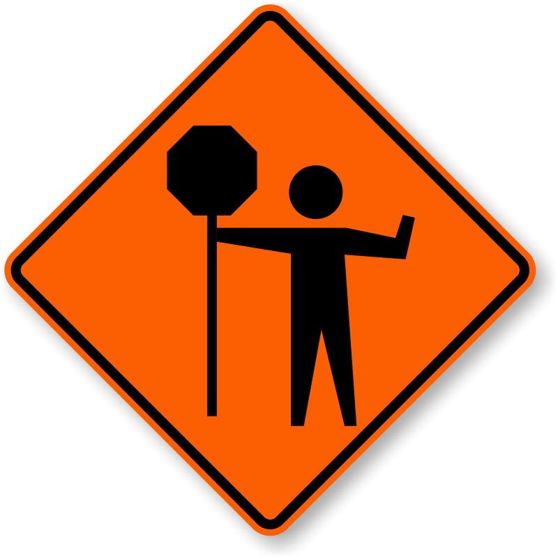 Download PNG image - Construction Sign Transparent PNG 
