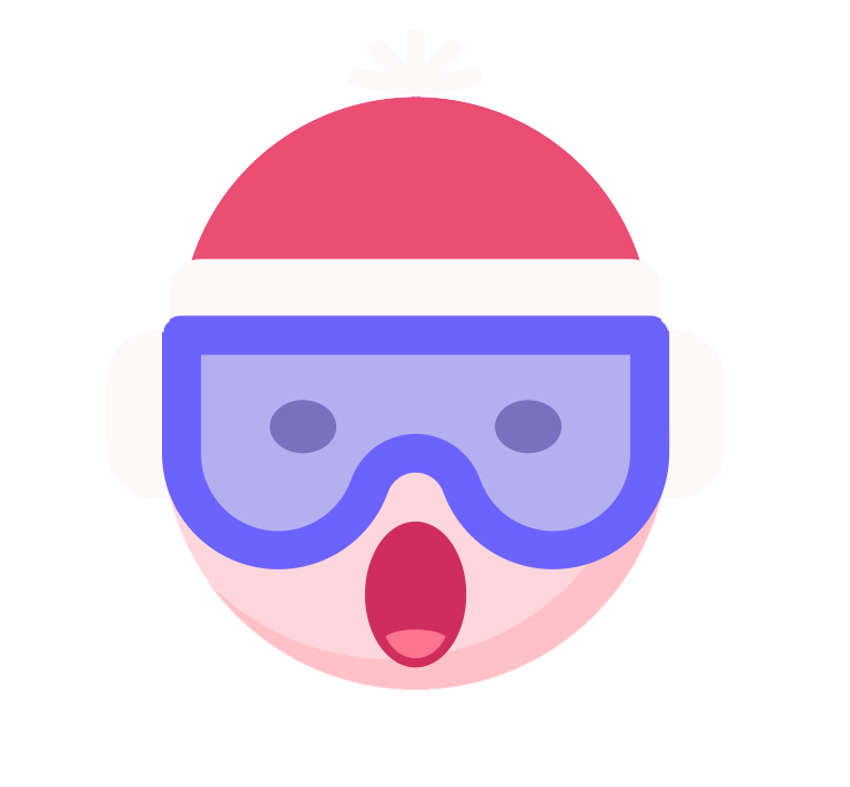 Download PNG image - Cute Christmas Holiday Emoji PNG Clipart 