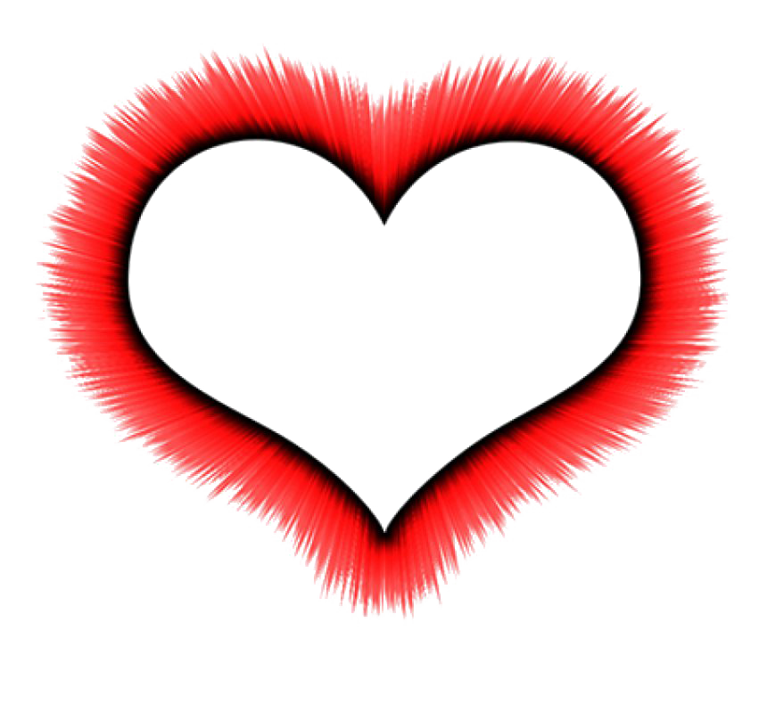 Download PNG image - Cute Heart Frame PNG Clipart 