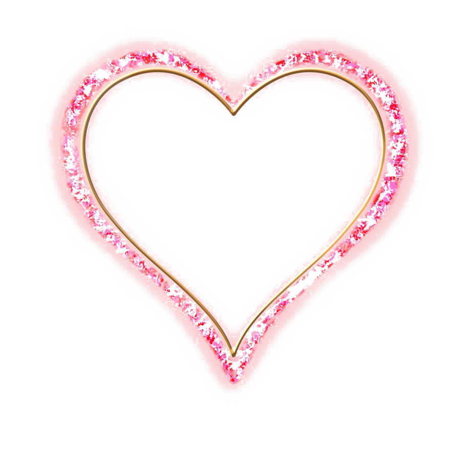 Download PNG image - Cute Heart Frame Transparent PNG 