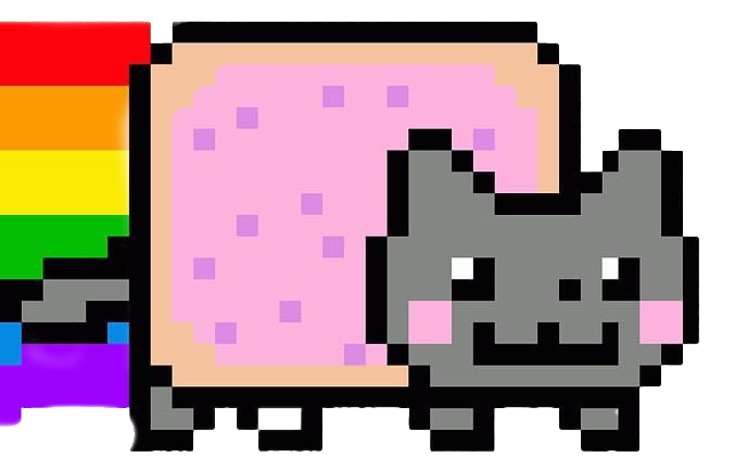 Download PNG image - Cute Nyan Cat PNG Image 