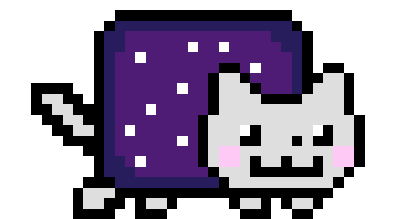 Download PNG image - Cute Nyan Cat PNG Pic 