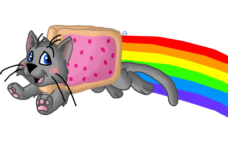 Download PNG image - Cute Nyan Cat PNG Transparent Image 