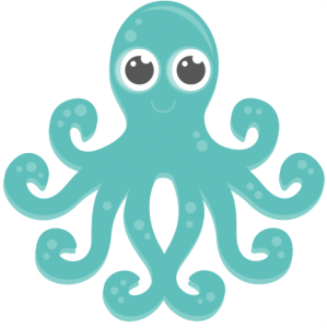 Download PNG image - Cute Octopus Transparent PNG 