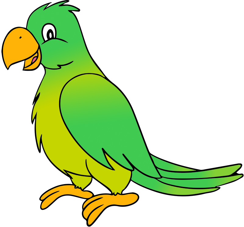 Download PNG image - Cute Parrot Transparent Background 