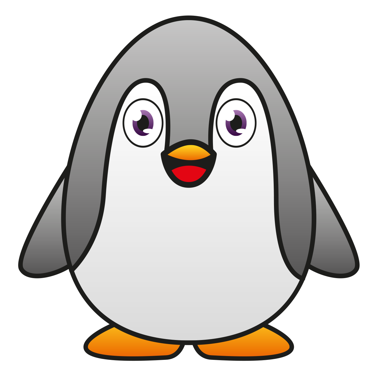 Download PNG image - Cute Penguin PNG File 