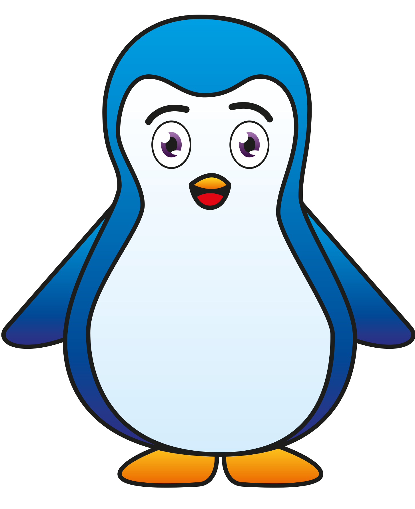 Download PNG image - Cute Penguin PNG Transparent Image 