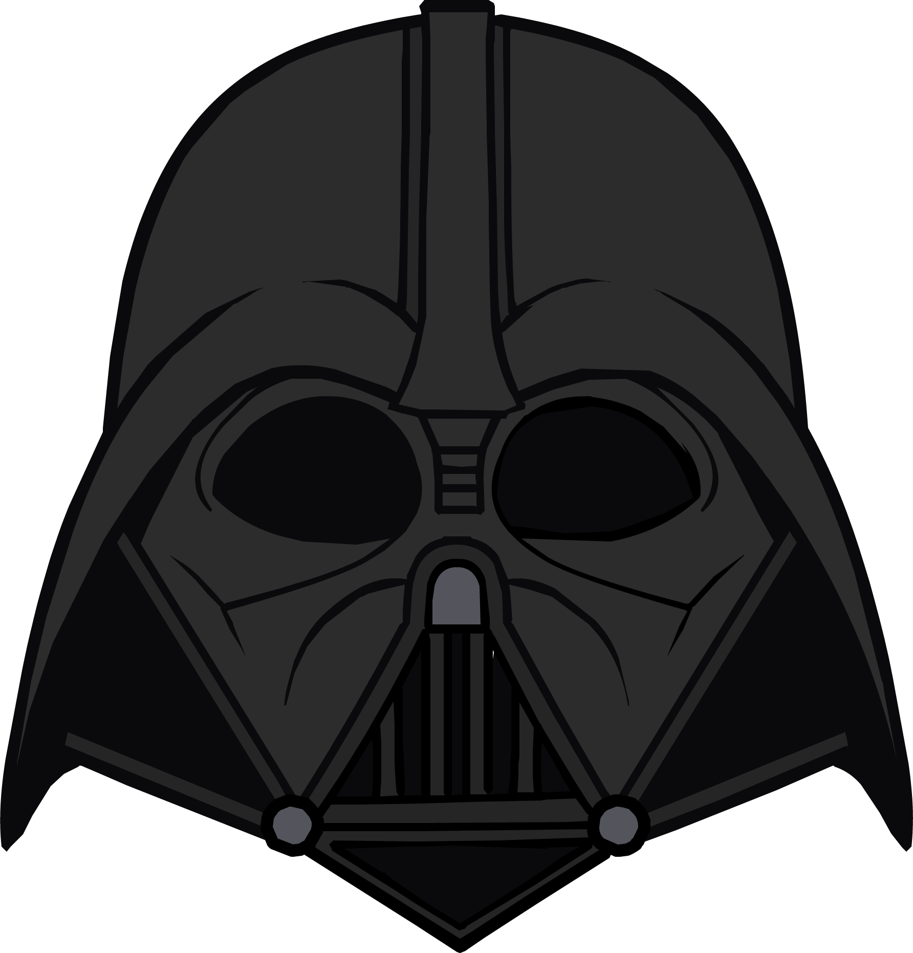 Download PNG image - Darth Vader Helmet Transparent PNG 
