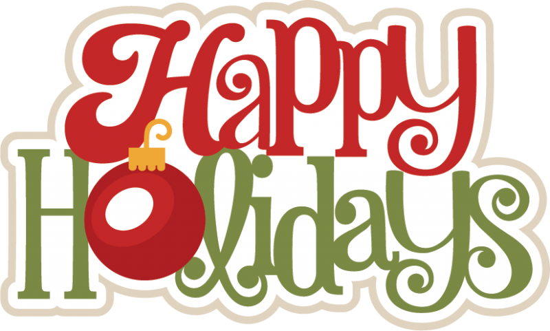 Download PNG image - December Happy Holidays PNG Picture 