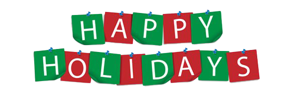 Download PNG image - December Happy Holidays Transparent PNG 