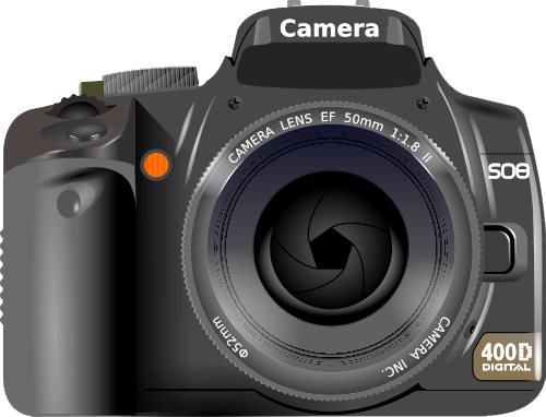 Download PNG image - Digital SLR Camera Transparent Background 