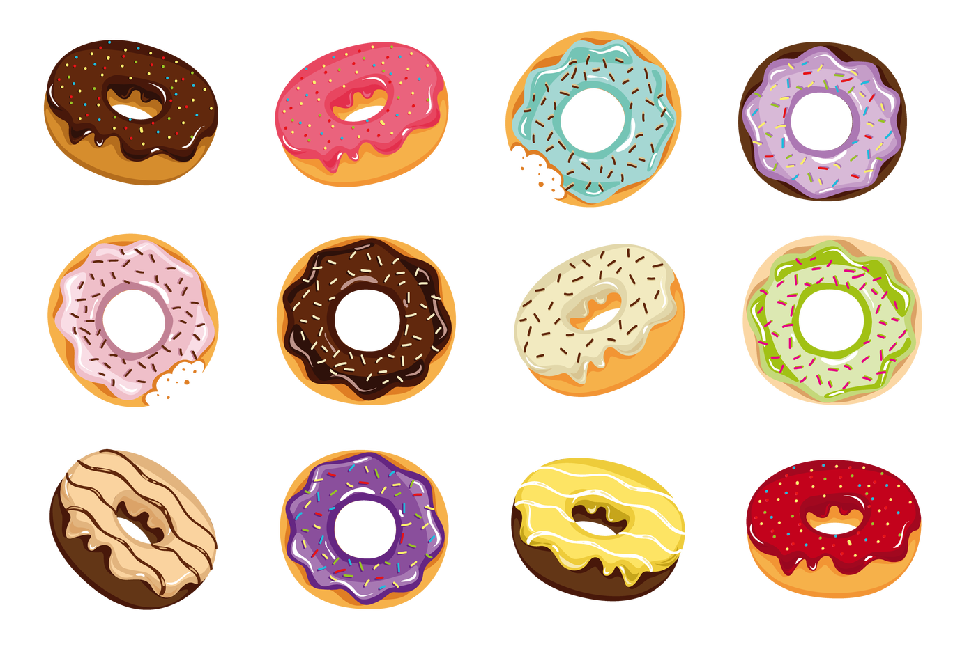Download PNG image - Donuts PNG Photos 