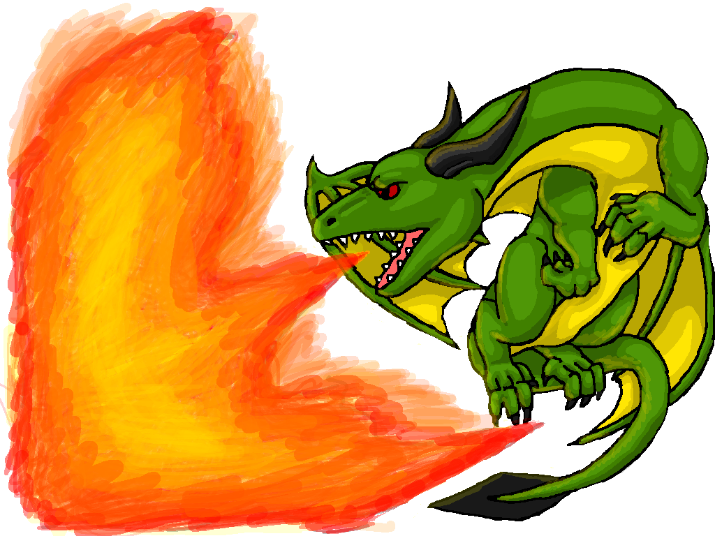Download PNG image - Dragon Fire Flame PNG Clipart 