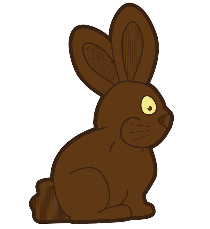 Download PNG image - Easter Bunny Chocolate PNG Picture 