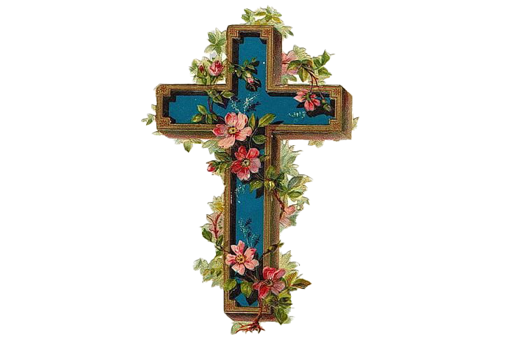 Download PNG image - Easter Christian Cross PNG Image 