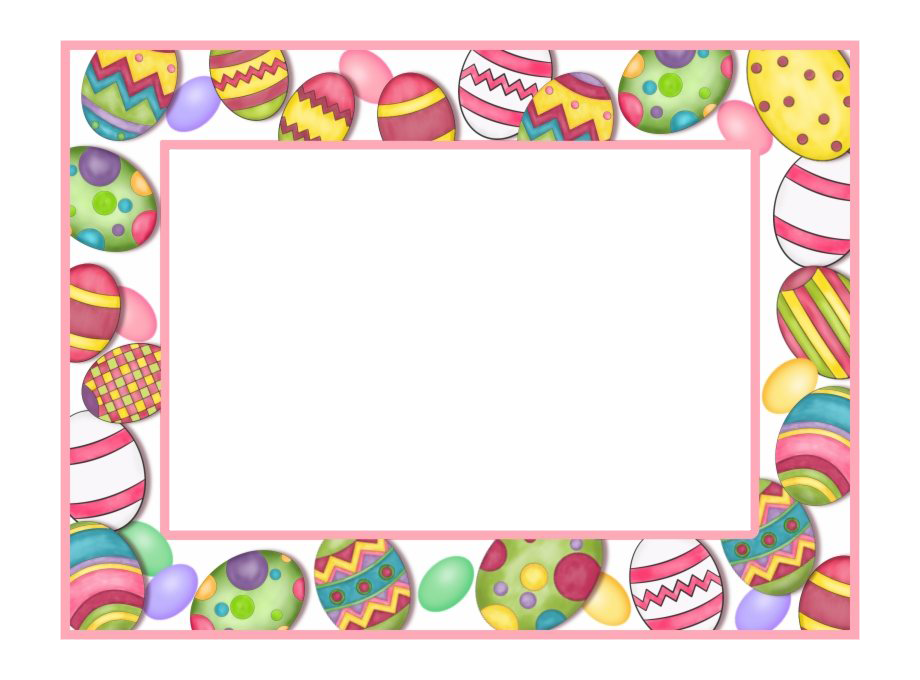 Download PNG image - Easter Eggs Border PNG Clipart 