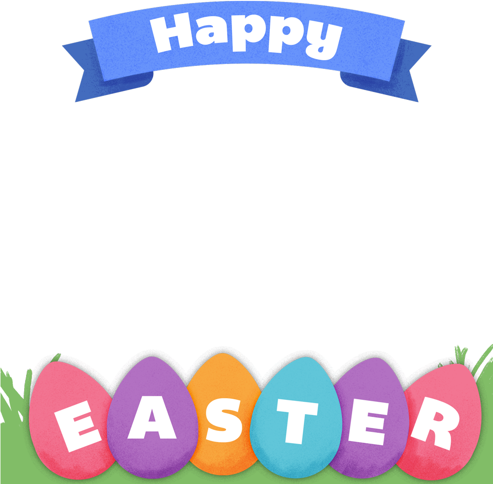 Download PNG image - Easter Frame Transparent Background 