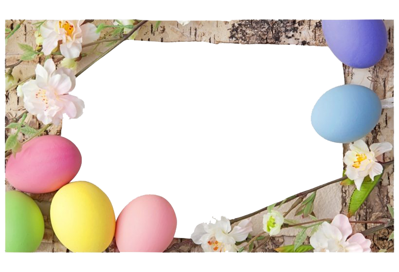 Download PNG image - Easter Frame Transparent PNG 