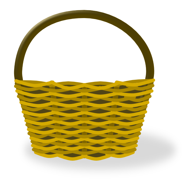 Download PNG image - Empty Easter Basket PNG Picture 