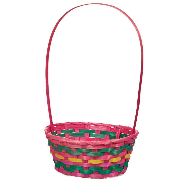 Download PNG image - Empty Easter Basket Transparent Background 