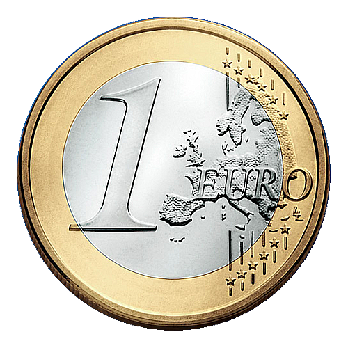 Download PNG image - Euro Coin Transparent PNG 