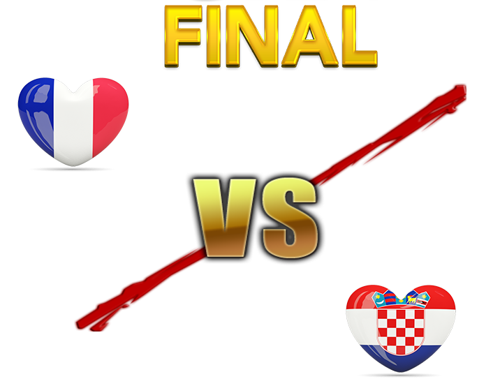 Download PNG image - FIFA World Cup 2018 Final Match France VS Croatia PNG File 