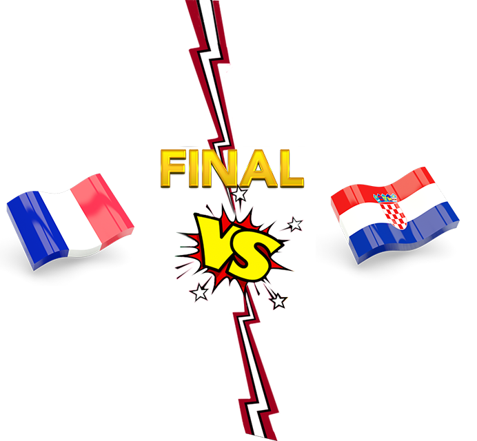 Download PNG image - FIFA World Cup 2018 Final Match France VS Croatia PNG Transparent Image 