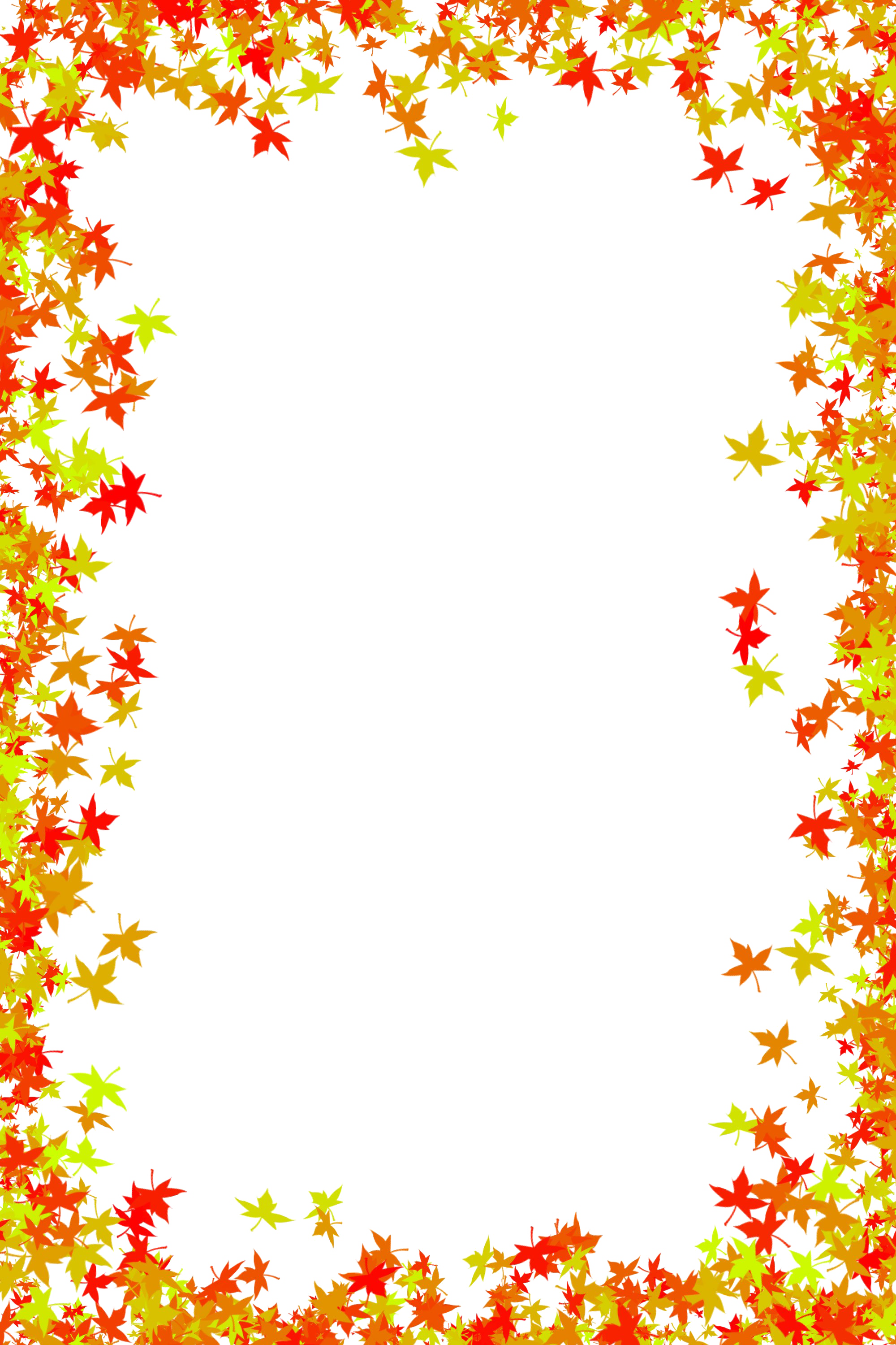 Download PNG image - Fall Border PNG Picture 