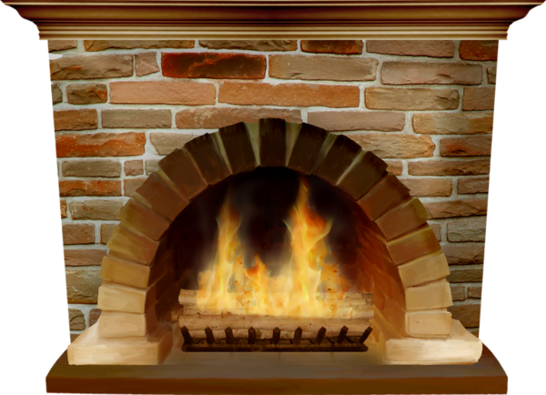 Download PNG image - Fireplace PNG HD 