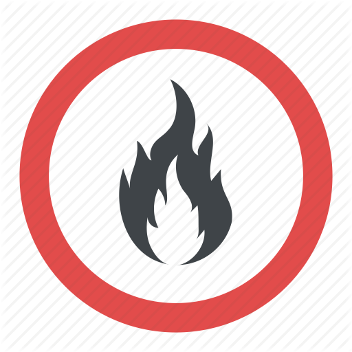 Download PNG image - Flammable Sign PNG File 