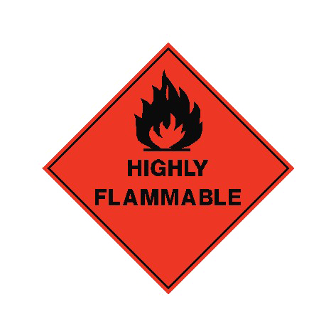 Download PNG image - Flammable Sign PNG Free Download 