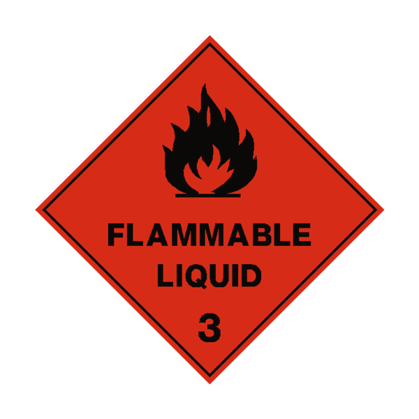 Download PNG image - Flammable Sign Transparent Background 