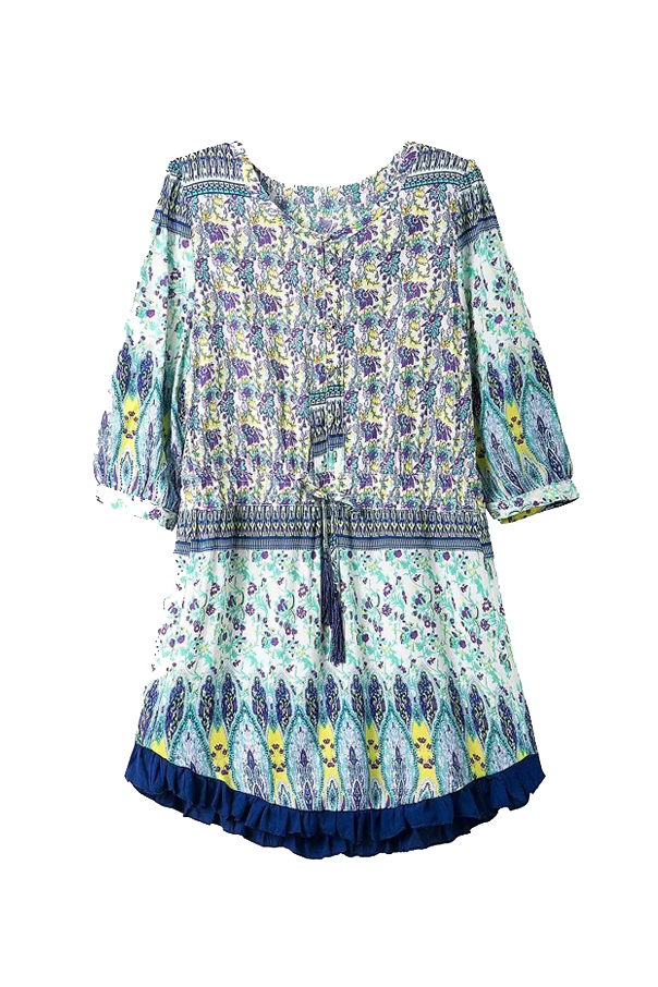 Download PNG image - Floral Dress PNG Image 