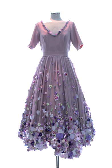 Download PNG image - Floral Dress Transparent Background 