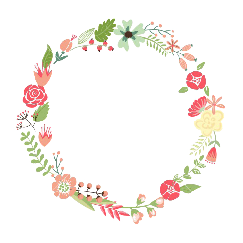 Download PNG image - Floral Frame PNG Transparent Image 