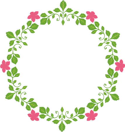 Download PNG image - Floral Round Frame Transparent PNG 