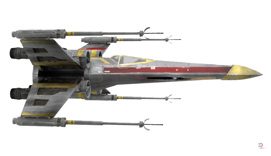 Download PNG image - Force Awakens X-Wing Starfighter PNG File 