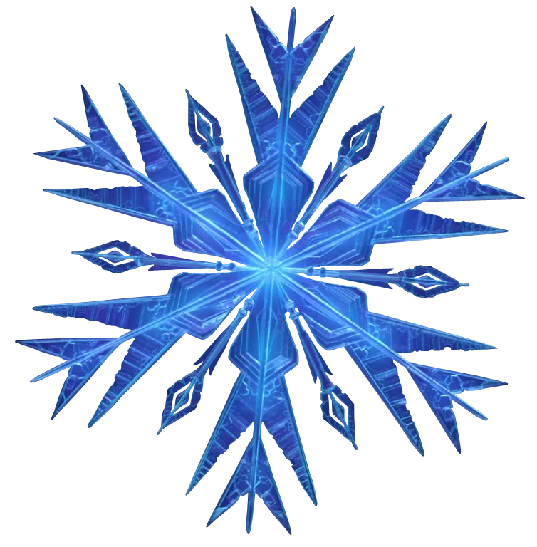 Download PNG image - Frozen Snowflake PNG HD 