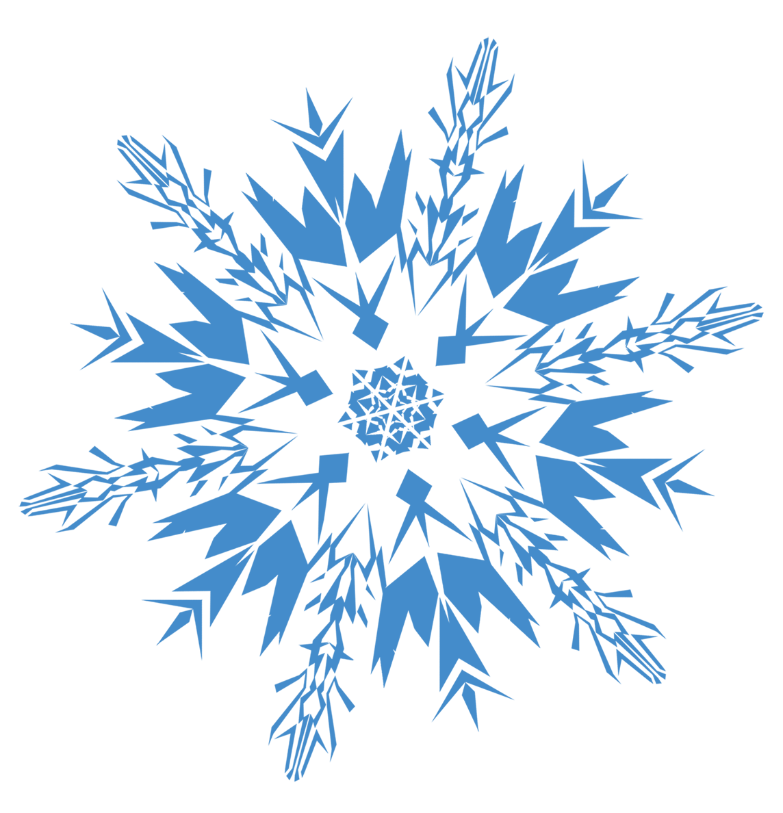 Download PNG image - Frozen Snowflake Transparent PNG 