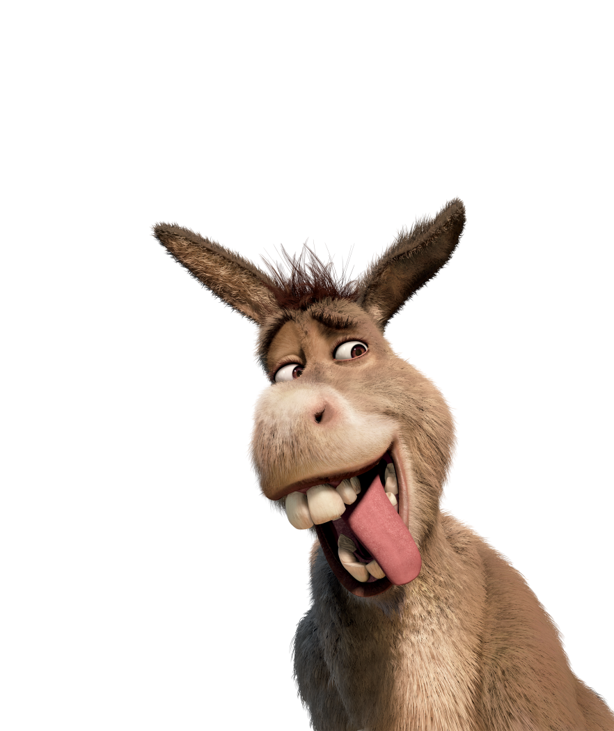 Download PNG image - Funny Donkey PNG File 