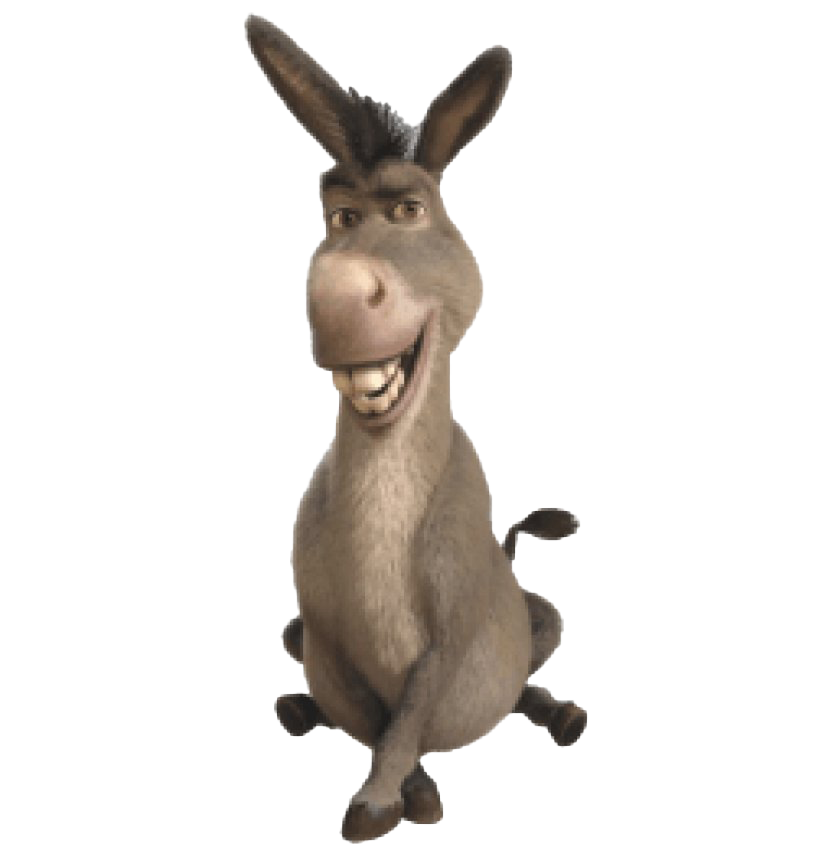 Download PNG image - Funny Donkey PNG Image 