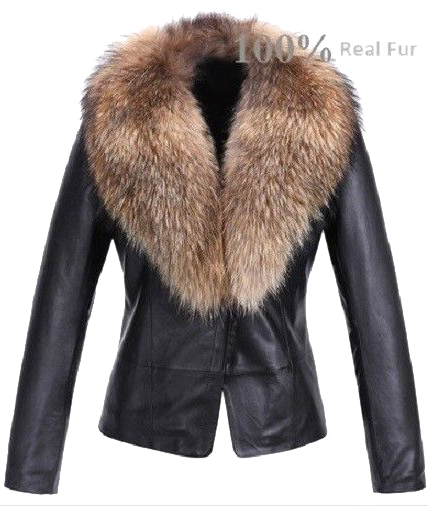 Download PNG image - Fur Lined Leather Jacket PNG Photos 