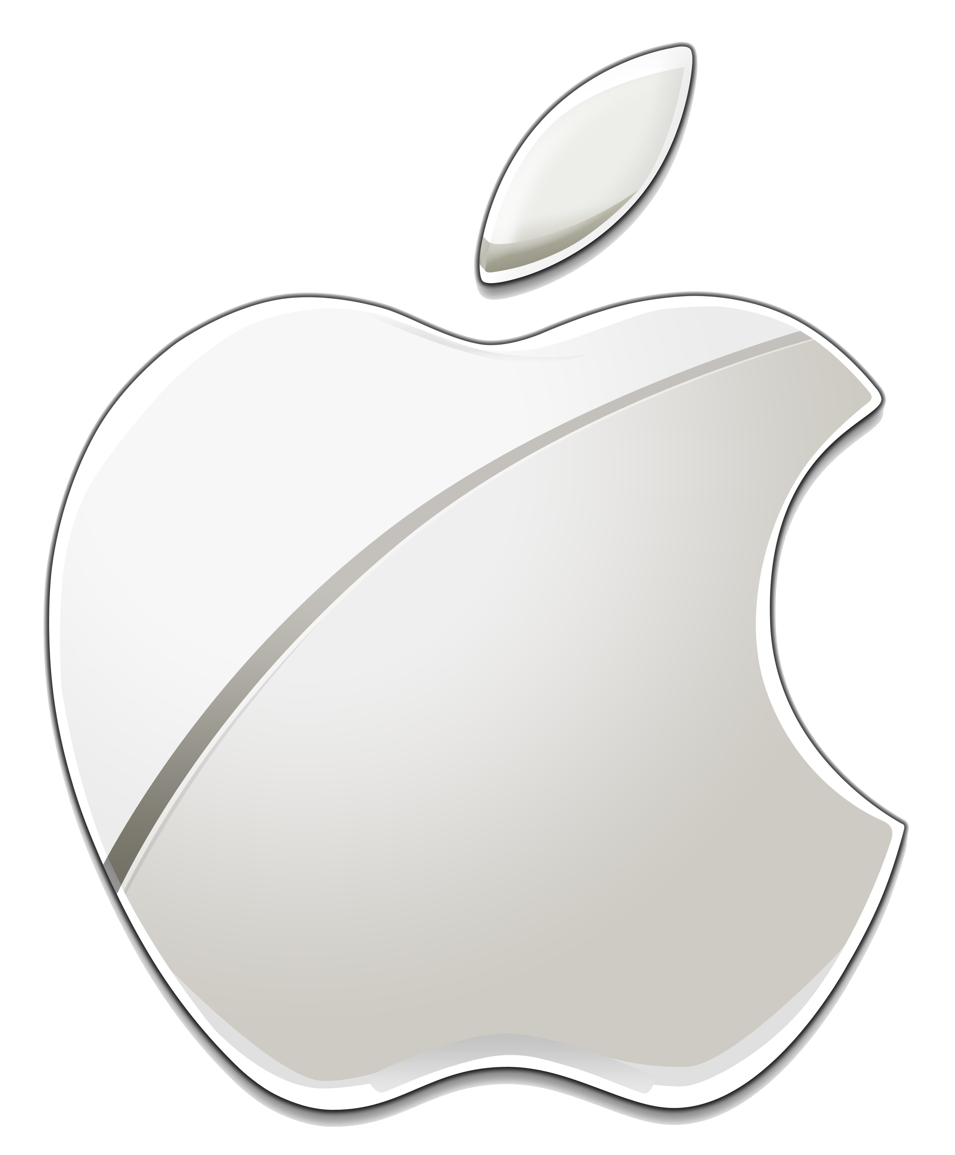 Download PNG image - Glossy Apple Logo PNG Photos 